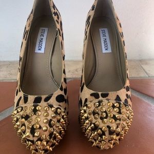Steve madden leopard print heels
